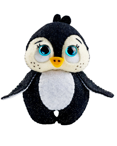 Schnittmuster für Filzspielzeug Pinguin 3