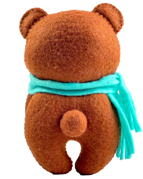 Медведь 1 Войлочная игрушка Выкройка для шитья