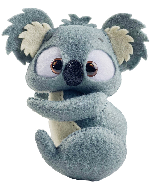 Padrão de costura de brinquedo de feltro Koala 3