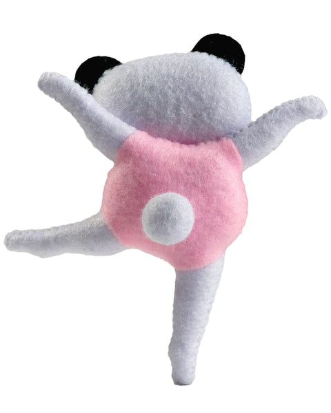 Ballerina Panda Felt Toy Sewing Pattern
