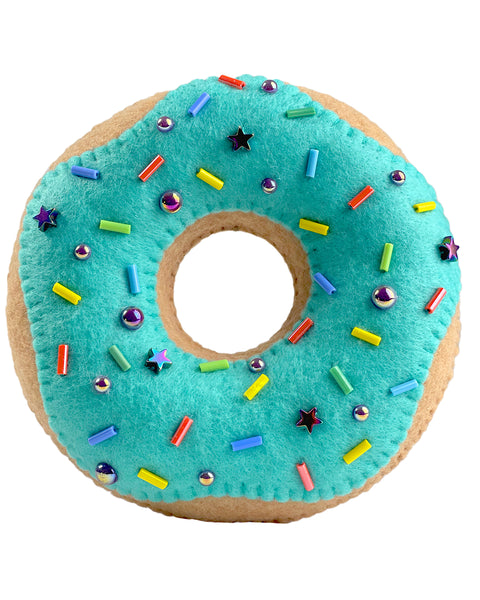 Patrón de costura de juguete de fieltro de donut