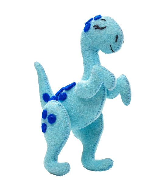 Patrón de costura de fieltro de juguete Dino Set