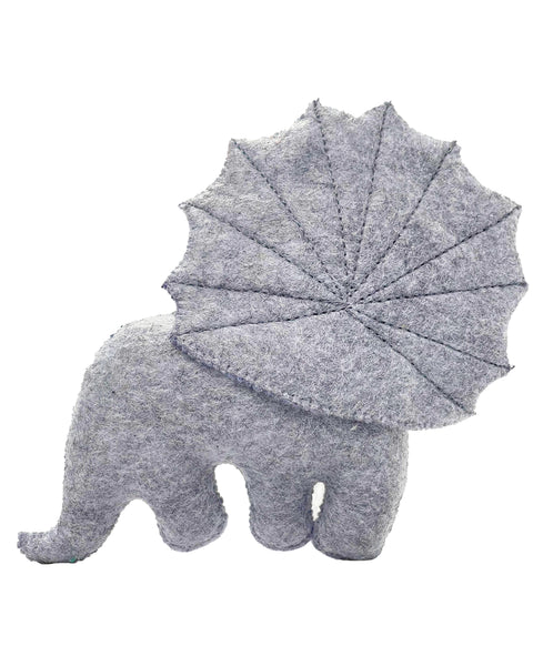Triceratops Filzspielzeug Schnittmuster