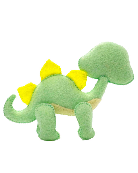 Patrón de costura de juguete de fieltro Stegosaurus