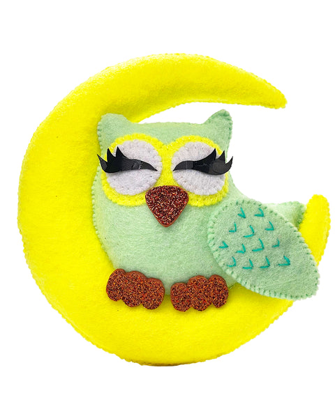 Patron de couture de jouet en feutrine Moon Owl