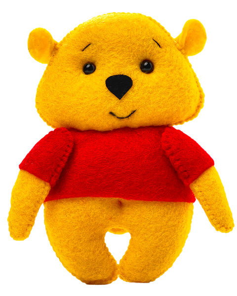 Patrón de costura de fieltro de juguete Winnie