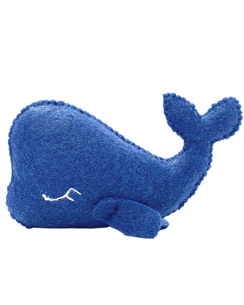 Padrão de costura de brinquedo de feltro baleia 1