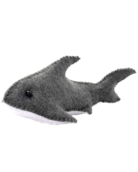 Padrão de costura de brinquedo de feltro Shark 1