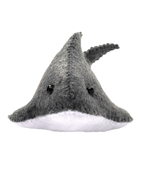 Patrón de costura de juguete de fieltro Shark 1