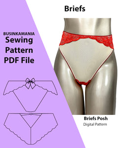 Briefs Posh Sewing Pattern