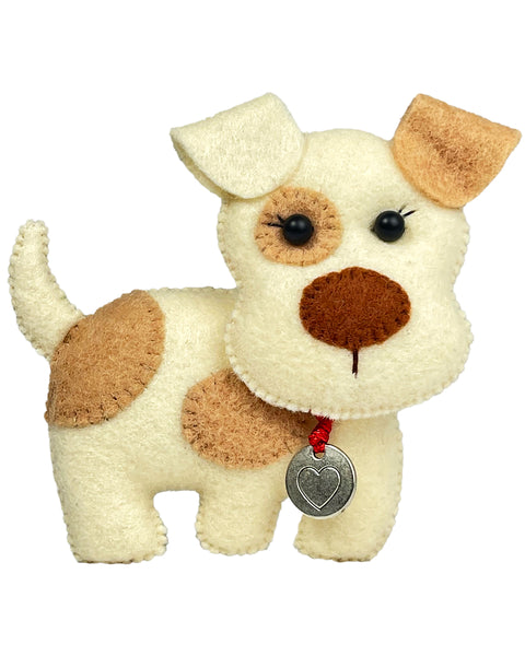 Padrão de costura de feltro de brinquedo para cachorro 2