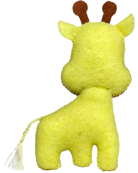Patrón de costura de fieltro de juguete jirafa 2