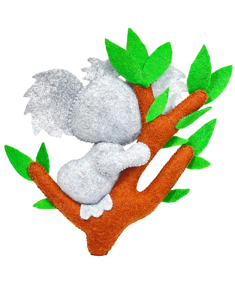 Padrão de costura de feltro de brinquedo Koala
