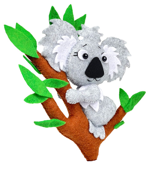 Koala Toy Felt Sewing Pattern
