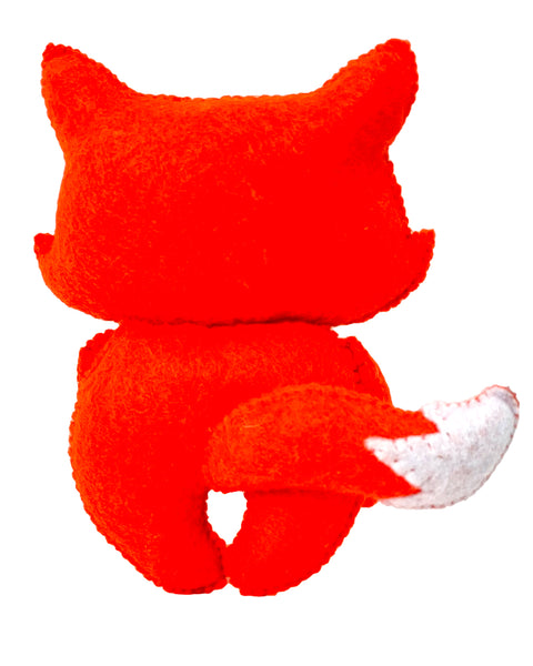 Padrão de costura de brinquedo de feltro Fox 1