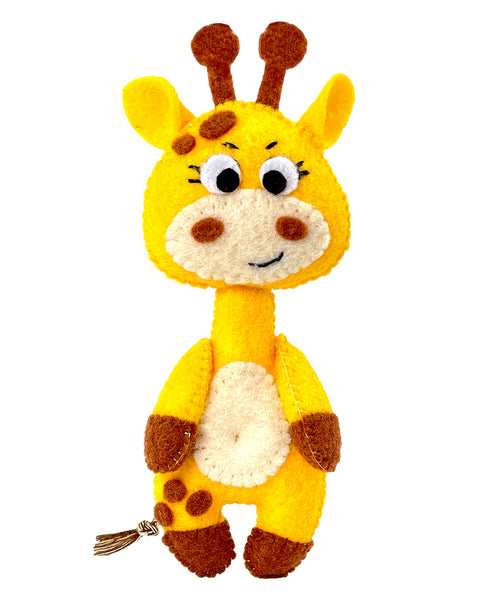 Schnittmuster für Filzspielzeug Giraffe 1