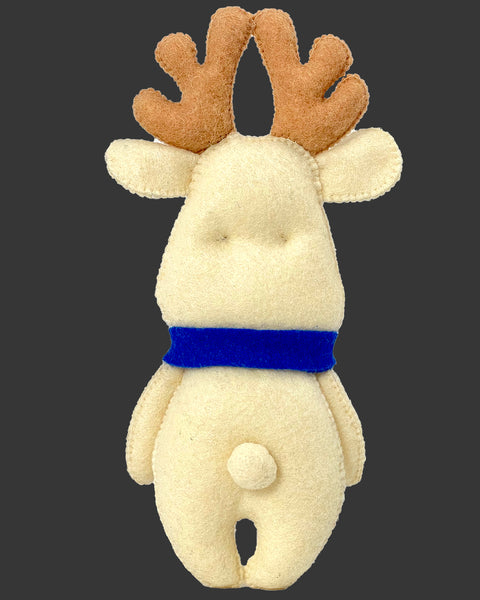 Padrão de costura de feltro de brinquedo Deer 2
