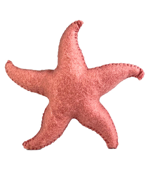 Padrão de costura de brinquedo de feltro estrela do mar