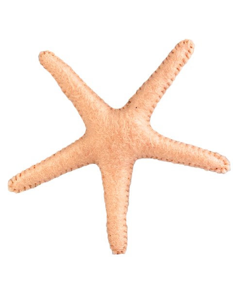 Patrón de costura de juguete de fieltro de estrella de mar