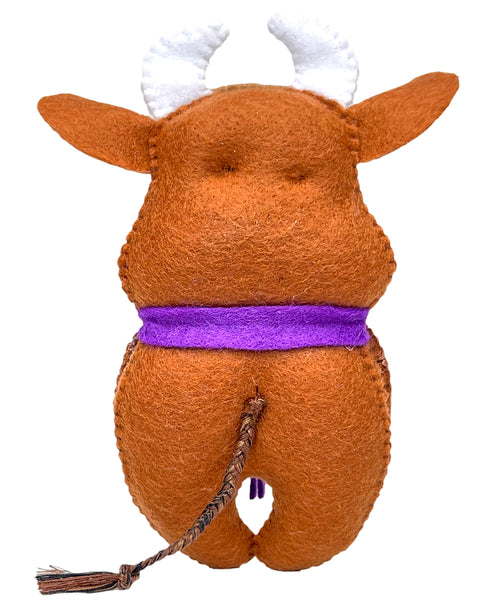 Patrón de costura de juguete de fieltro vaca 2