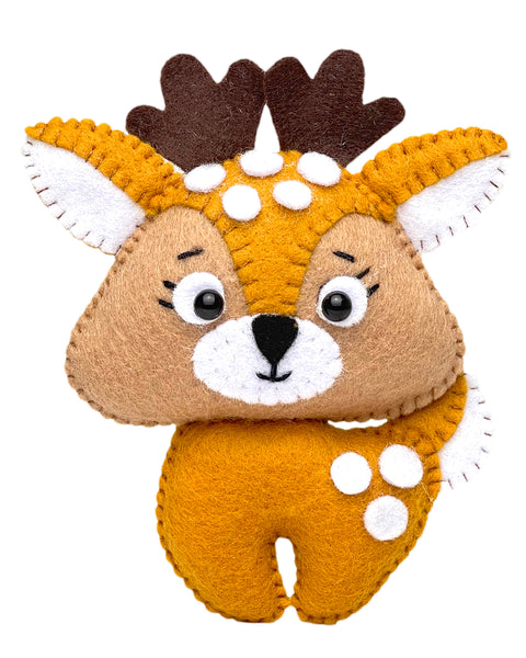 Padrão de costura de brinquedo de feltro Deer 3
