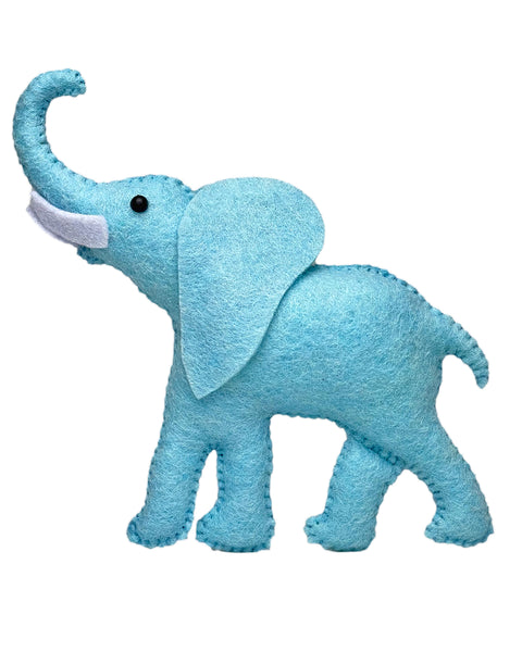 Padrão de costura de brinquedo de feltro Elephant-1