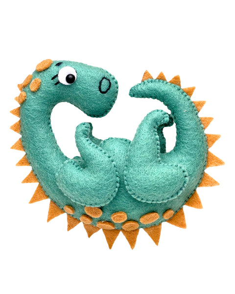 Patrón de costura de juguete de fieltro Wuerhosaurus