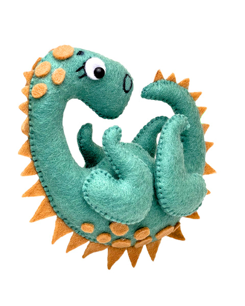 Padrão de costura de brinquedo de feltro Wuerhosaurus