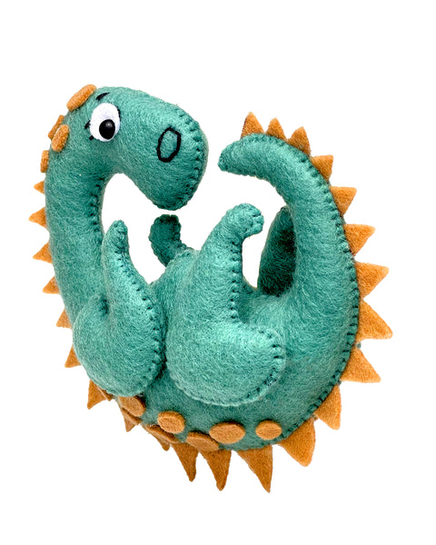 Patrón de costura de juguete de fieltro Wuerhosaurus