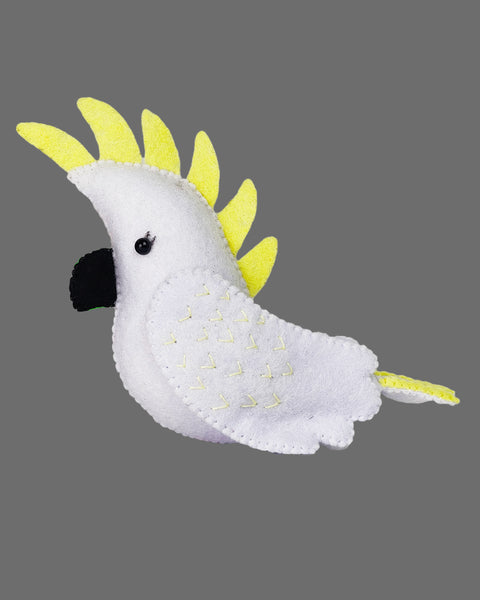 Cockatoo 1 Felt Toy Sewing Pattern