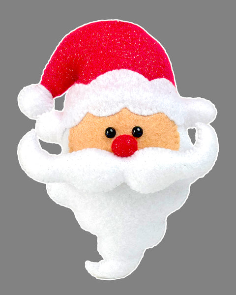 Дед Мороз 2 Войлочная игрушка Выкройка для шитья