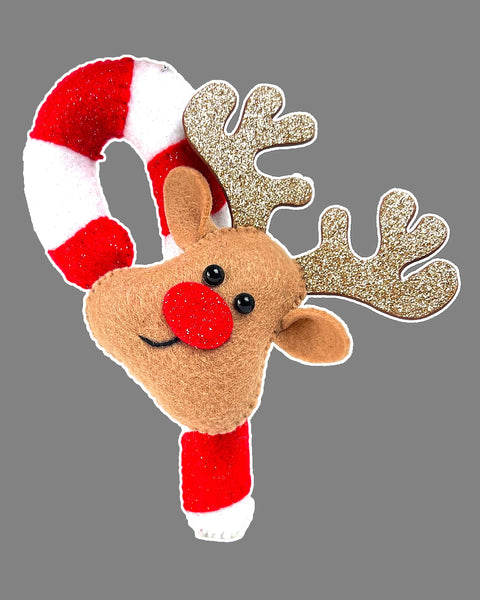 Candy Cane 1 Felt Toy Sewing Pattern