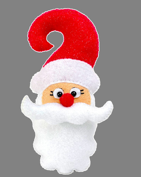 Padrão de costura de brinquedo de feltro Papai Noel 1
