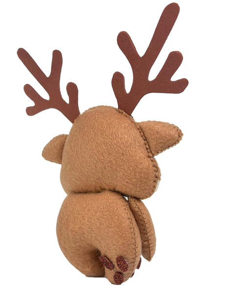 Padrão de costura de brinquedo de feltro Deer 4
