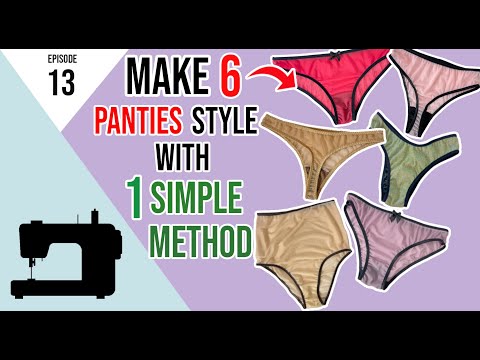 Thong Panties "Classic" Sewing Pattern