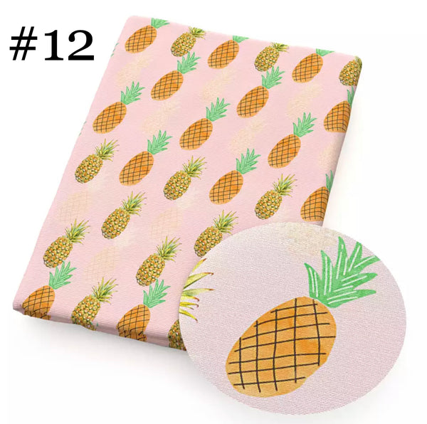 Pineapple Print 50*145cm 4 Way Stretch Elastic High Quality Fabric For Lingerie