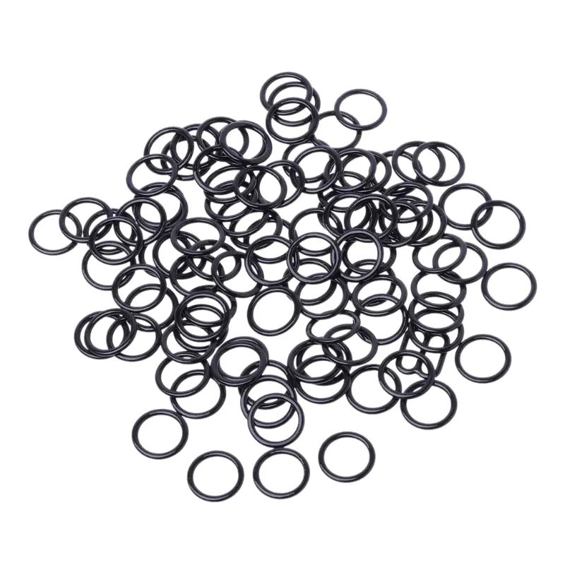10 Stück 10 mm Metallversteller O-Ring zum Nähen von BH-Trägern