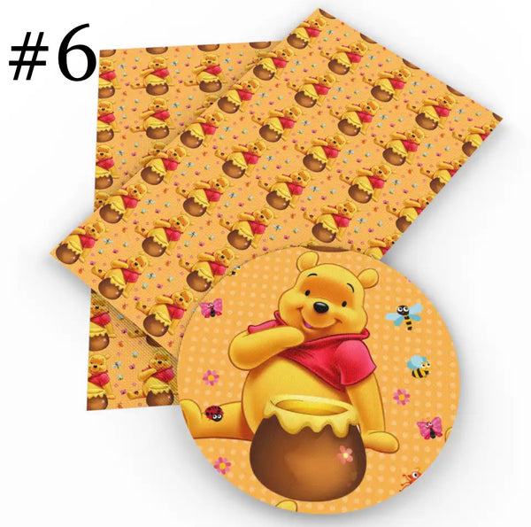 Disney Winnie The Pooh Print 50*145cm 4 Way Stretch Elastic High Quality Fabric For Lingerie