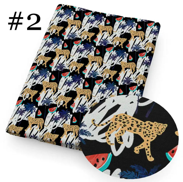 Safari-Druck 50 * 145 cm 4-Wege-Stretch, elastischer, hochwertiger Stoff für Dessous