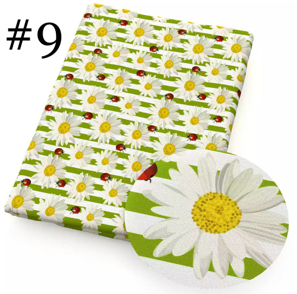 Ladybug And Flowers Print 50*145cm 4 Way Stretch Elastic High Quality Fabric For Lingerie