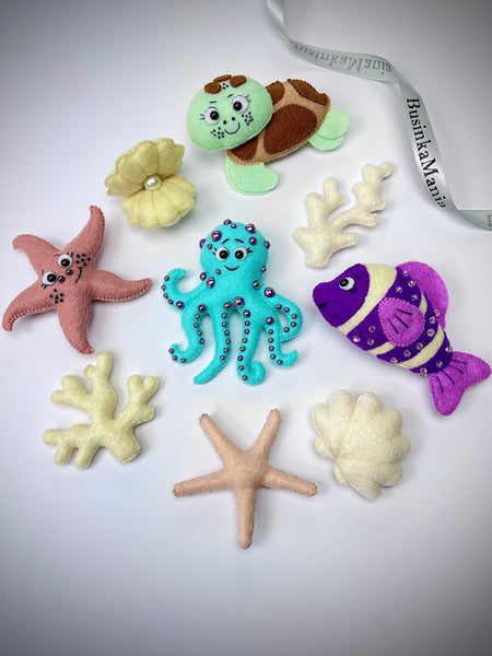 Octopus 1 Felt Toy Sewing Pattern