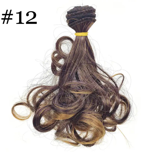 аксессуары для волос большой волны 15*100 см для изготовления кукол ручной работы