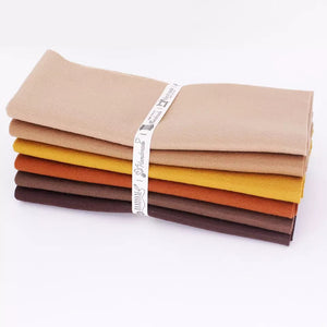 6-teiliges Filz-Set aus glattem, weichem koreanischem Polyester mit hoher Dichte