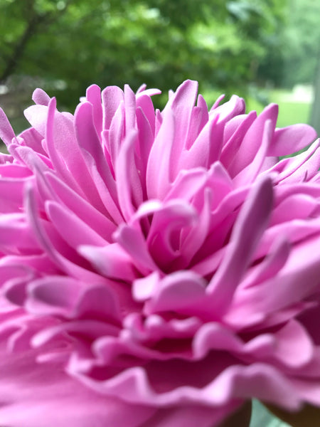 Espuma para hacer flores de foamiran rosa