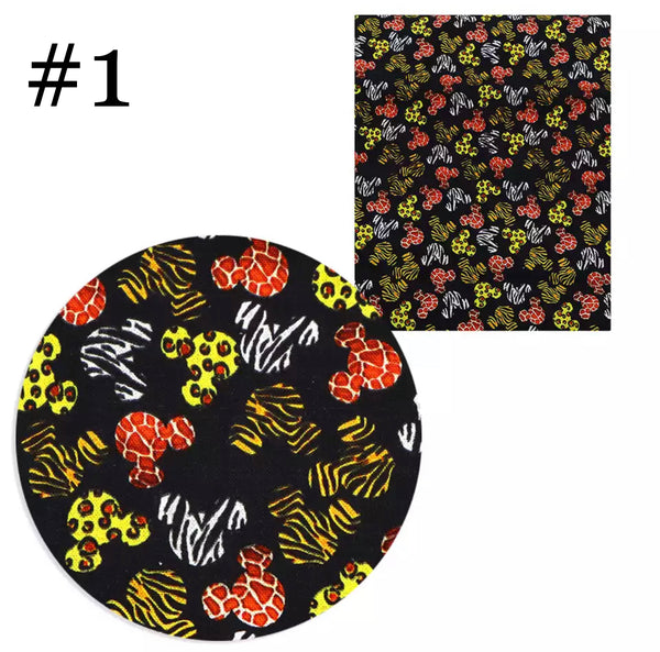 Disney Mickey Print 50*145cm 4 Way Stretch Elastic High Quality Fabric For Lingerie