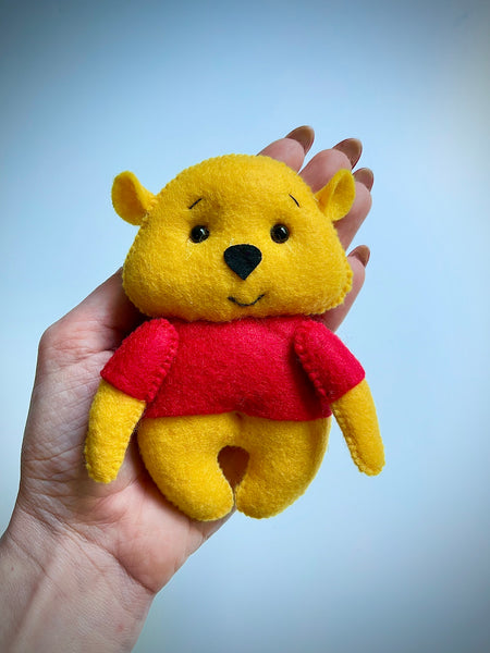 Patrón de costura de fieltro de juguete Winnie
