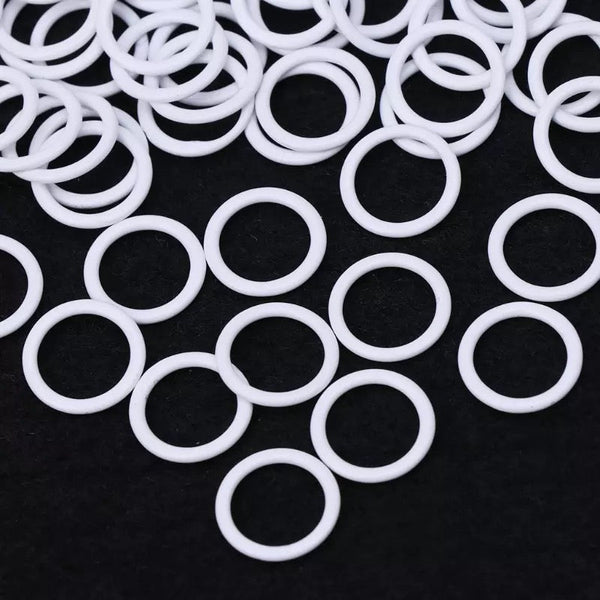 10Pcs 15mm Metal Adjuster O Ring For Bra Straps Sewing
