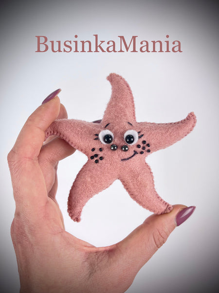 Starfish Felt Toy Sewing Pattern
