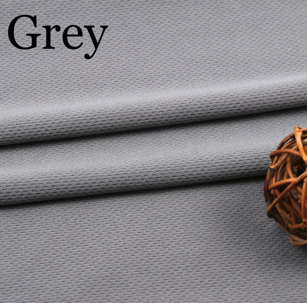 50 * 150 cm schnell trocknende, atmungsaktive gestrickte Stretch-Polyester-Jersey-Mesh-Stoffe