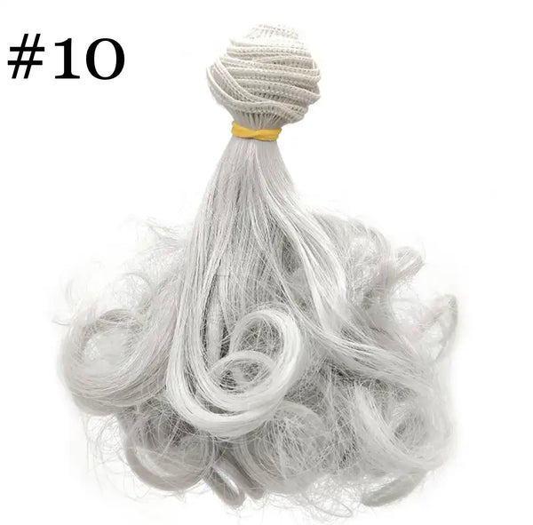 15*100cm Big Wave Hair Accessories for Handmade Dolls Making